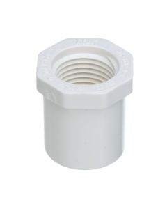 3/4 x 1/2 in. SCH40 PVC Female Reducing Ring Schedule-40 Pipe Fitting NSF ASTM ANSI