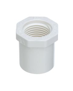1 x 1/2 in. SCH40 PVC Female Reducing Ring SCH40 PVC Fitting NSF-Certified