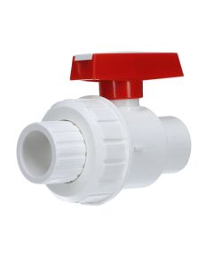 3/4 in. PVC Single Union Ball Valve SxS Socket-Fitting NSF-Certified
