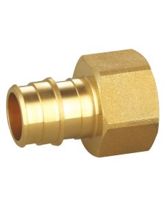 247Garden 1/2 in. PEX-A x 3/4 in. NPT Female Adapter Fitting (NSF Lead Free Brass F1960 PEX Cold Expansion Fitting)
