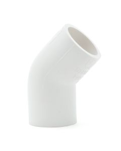 3/4 in. PVC 45-Degree Elbow Schedule-40 Pipe Fitting NSF ASTM ANSI