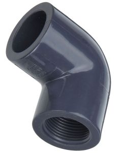 1/2 in. SCH80 PVC 90-Degree Female Threaded Elbow for Schedule-80 High Pressure Fitting (Socket x FPT Thread-Type)