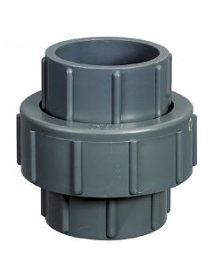 1/2 in. SCH80 PVC Slip Union SxS Socket-Fitting for Schedule-80 Pipe Connection