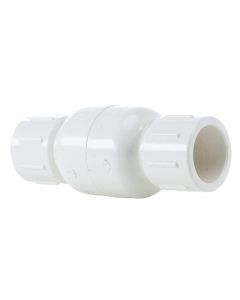 1/2 in. SCH40 PVC Spring Check Valve FPTxFPT Theaded-Fitting for Schedule-40 PIpes