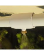 SCH40 1/2" PVC Mister Coupling with Brass Nozzle for Misting System/Greenhouse Irrigation