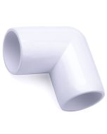 1/2 in. PVC 90-Degree Elbow Fitting - ASTM SCH40 Furniture-Grade