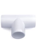 1/2 in. PVC 3-Way Tee Fitting - ASTM SCH40 Furniture-Grade